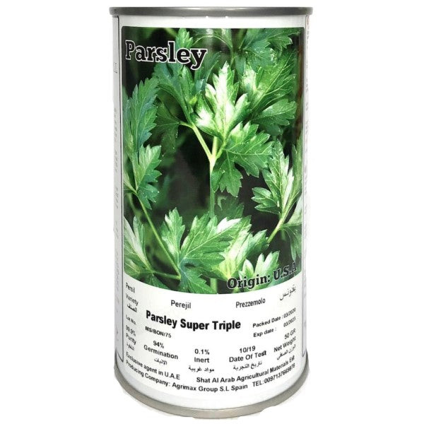 Super Triple Curly Parsley Seeds Tin