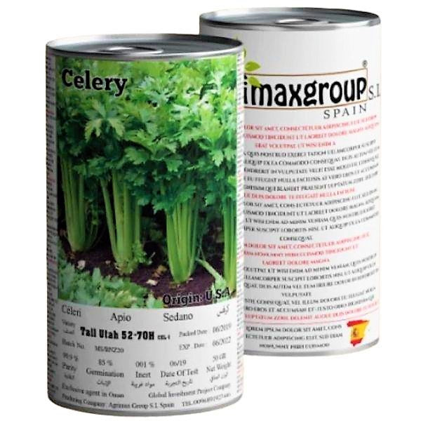 Utah 52, 70 Celery Seeds Tin