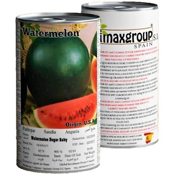 Sugar Baby Watermelon Seeds Tin