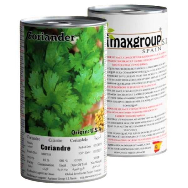 Coriander Seeds Tin