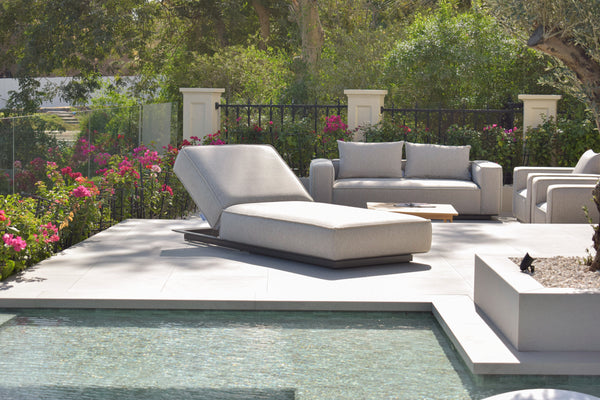 SAINT-TROPEZ (ALU) - SUN LOUNGER (PEARL) (PRE ORDER)