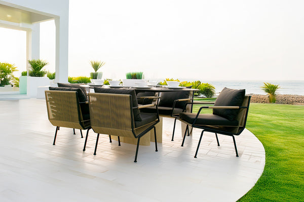 SEVILLA 6 SEAT DINING SET