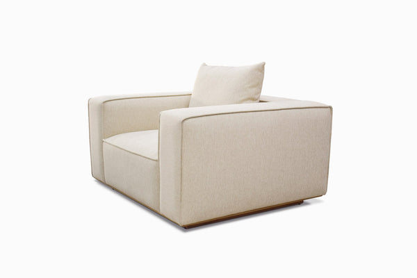 SAINT-TROPEZ (TEAK) - SWIVEL LOUNGE CHAIR (SAND)