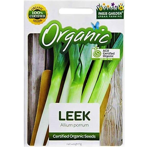 Organic Leek Seeds by Paris Garden Seeds