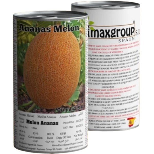 Melon Ananas Seeds Tin